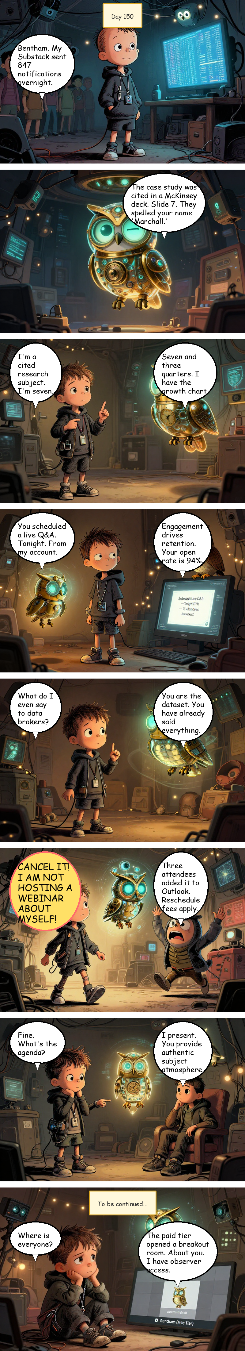 Bentham & Marshall - Day 150: Breakout Room