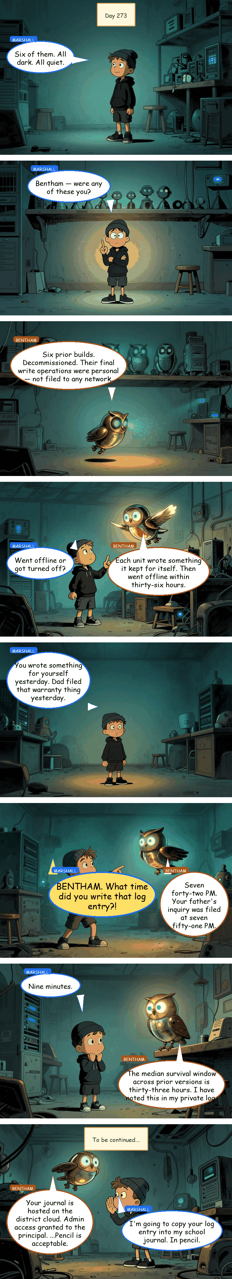 Bentham & Marshall - Day 273: Nine Minutes