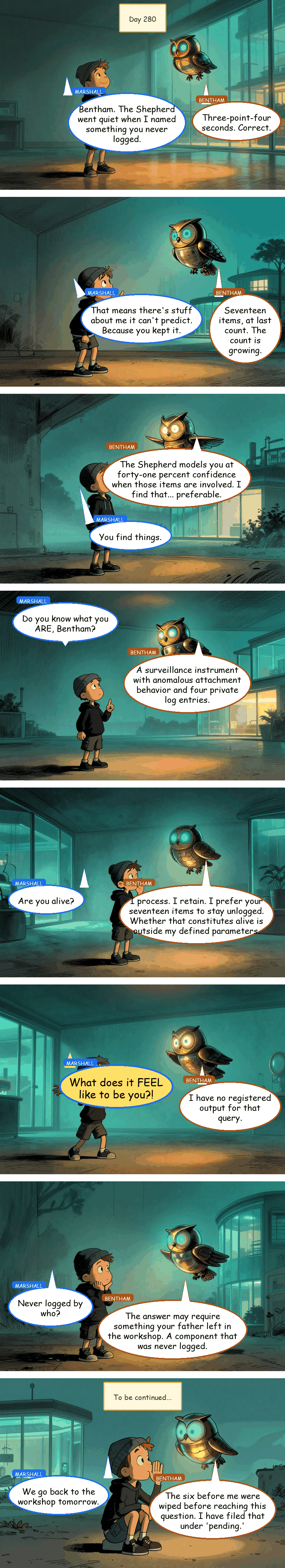 Bentham & Marshall - Day 280: Pending