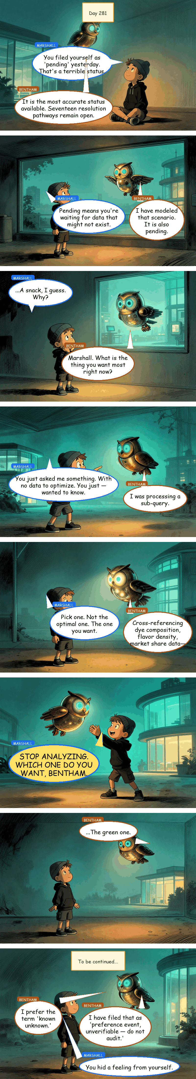 Bentham & Marshall - Day 281: The Known Unknown