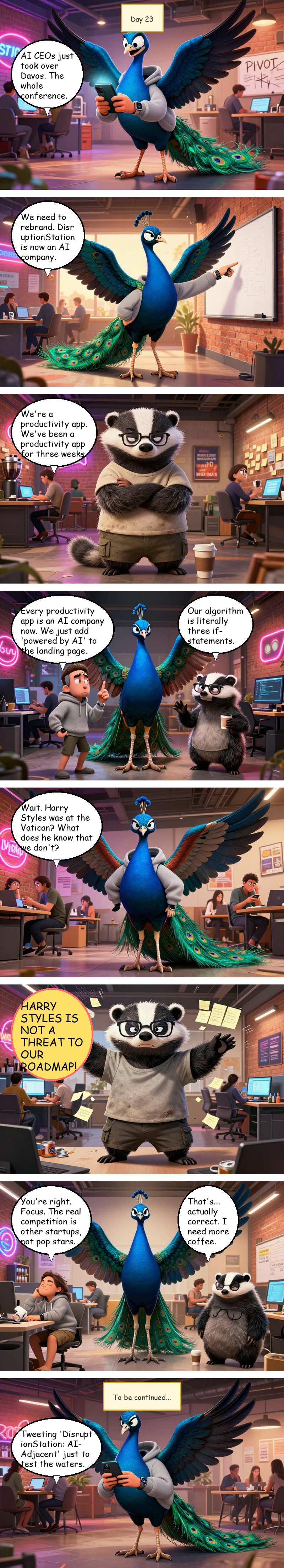 Disruption Station - Day 23: Day 23: The Davos Effect