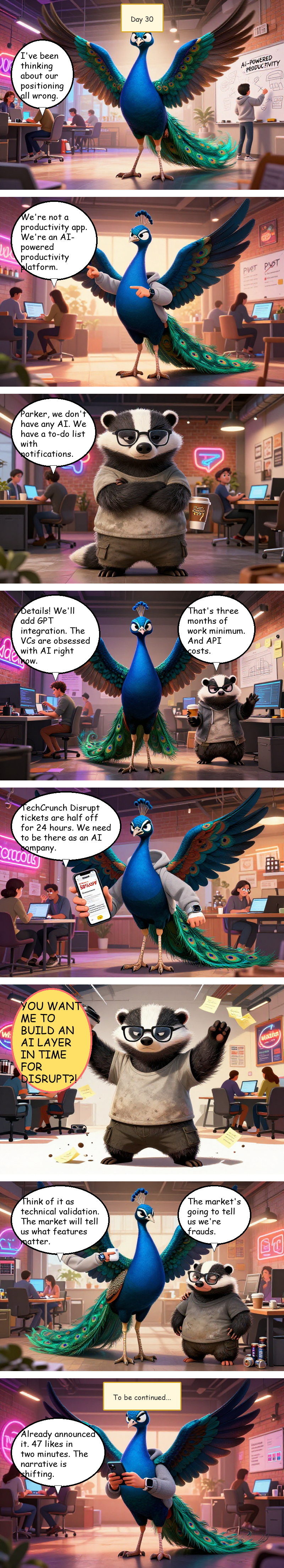 Disruption Station - Day 30: Day 30: Actually, We're AI Now