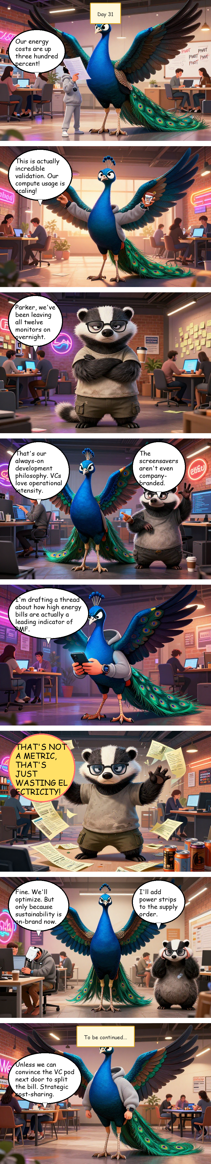 Disruption Station - Day 31: Day 31: The Utility Bill