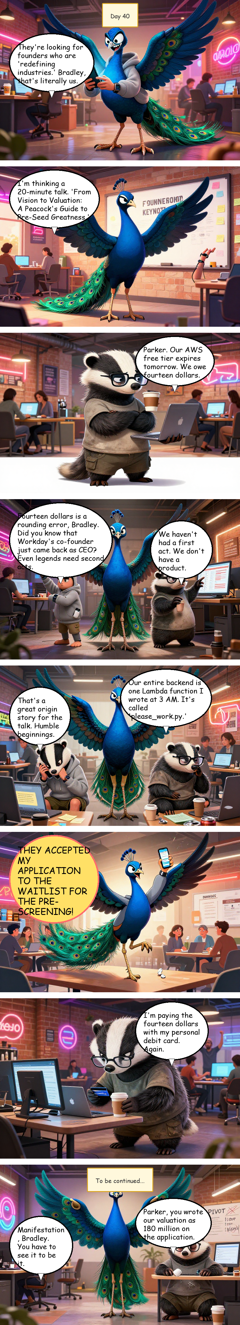 Disruption Station - Day 40: Day 40: The Founder Summit Fantasy