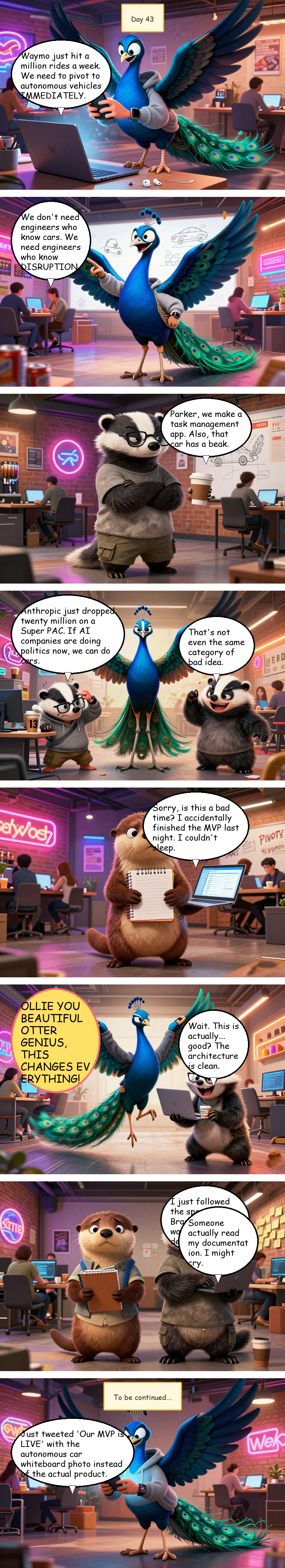 Disruption Station - Day 43: Day 43: The Autonomous Vehicle of Love