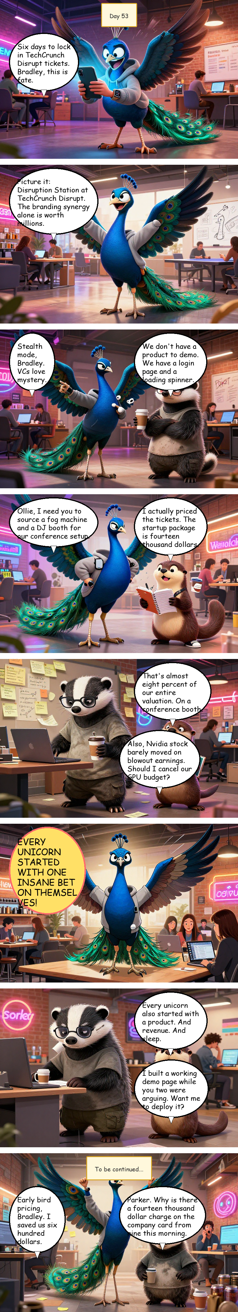 Disruption Station - Day 53: Day 53: Early Bird Gets the Burn Rate