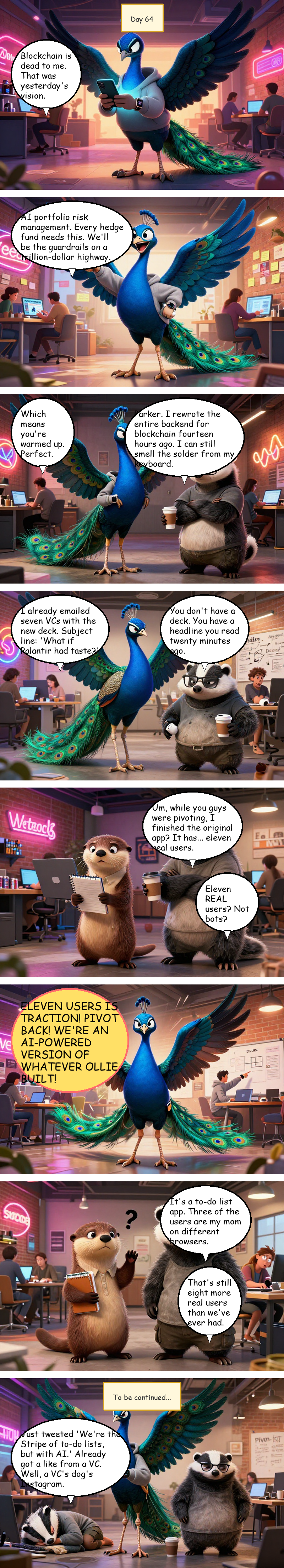 Disruption Station - Day 64: Day 64: The Pivot Pivot