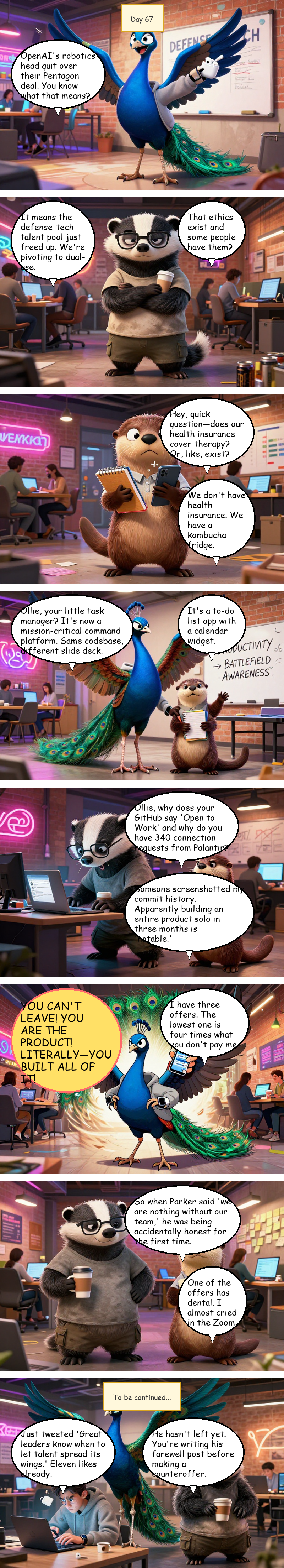 Disruption Station - Day 67: Day 67: The Exit Interview