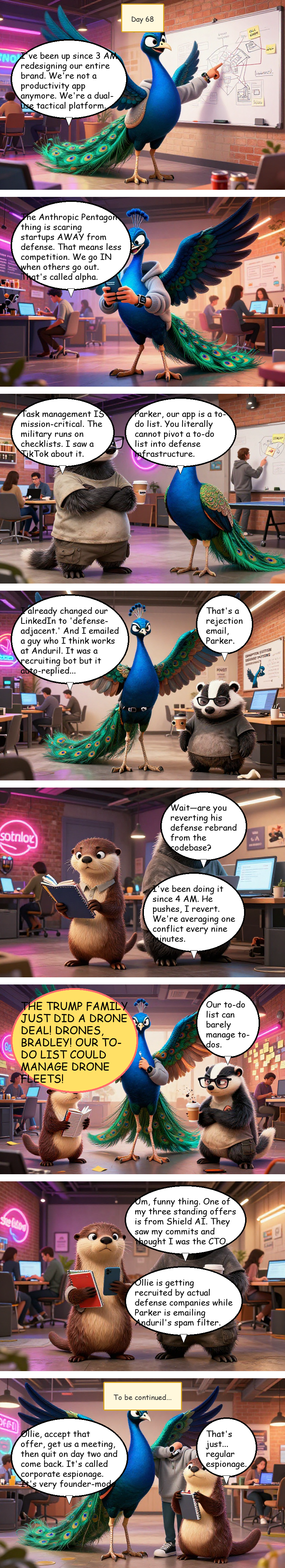 Disruption Station - Day 68: Day 68: Peacock of War