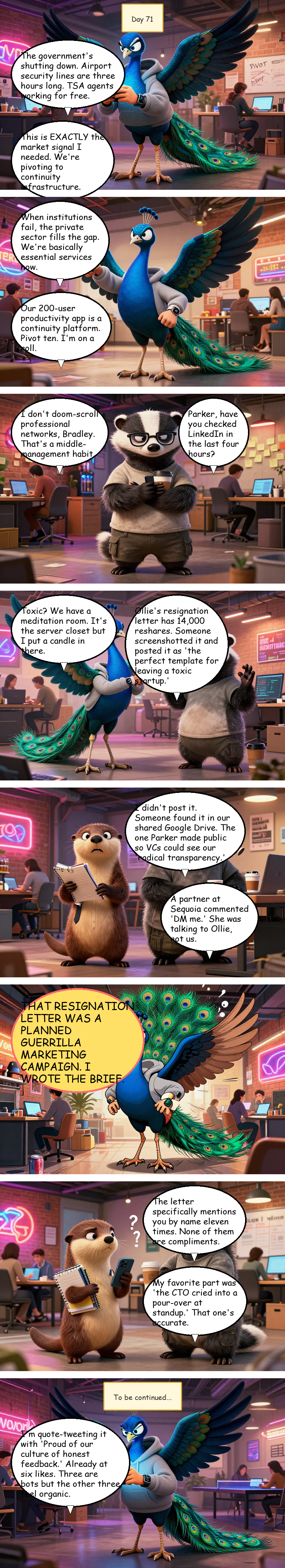 Disruption Station - Day 71: Day 71: The Shutdown