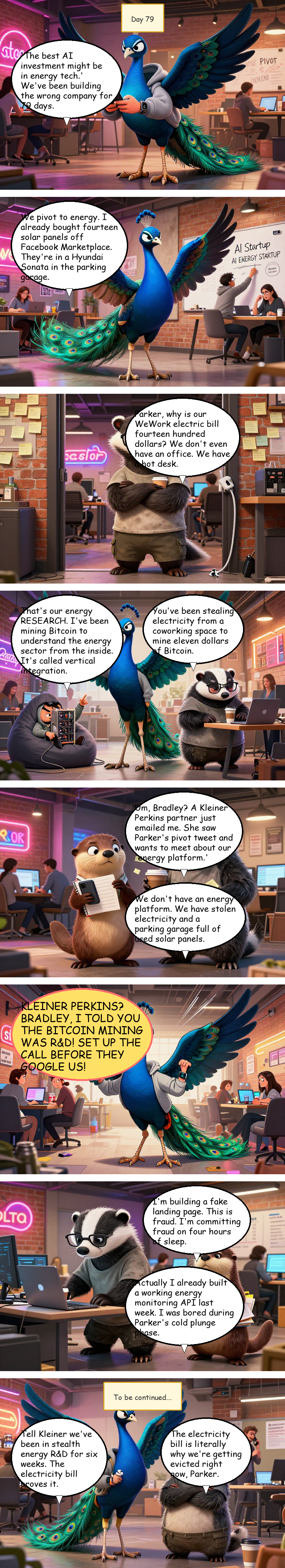 Disruption Station - Day 79: Day 79: The Energy Pivot