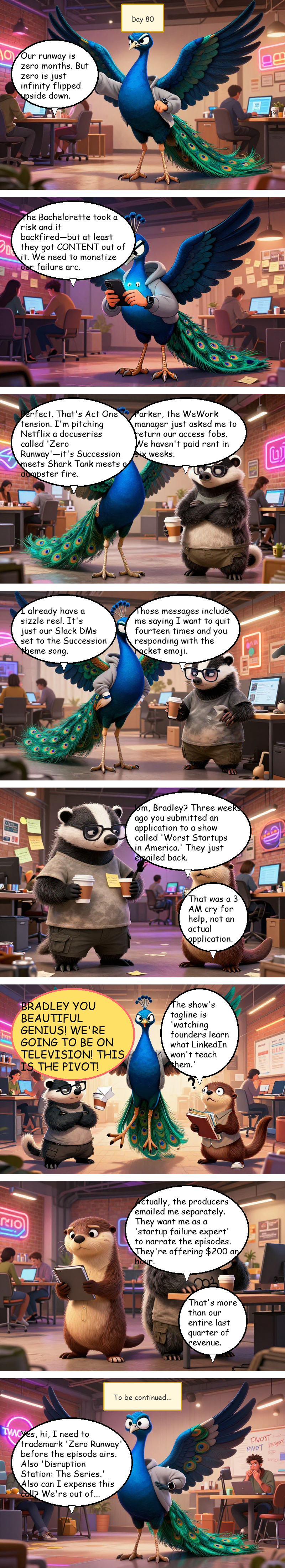 Disruption Station - Day 80: Day 80: The Runway Show