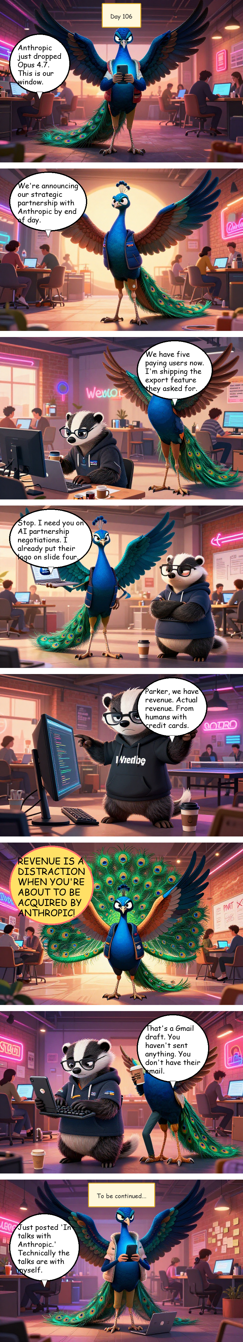 Disruption Station - Day 106: Day 106: The Anthropic Gambit