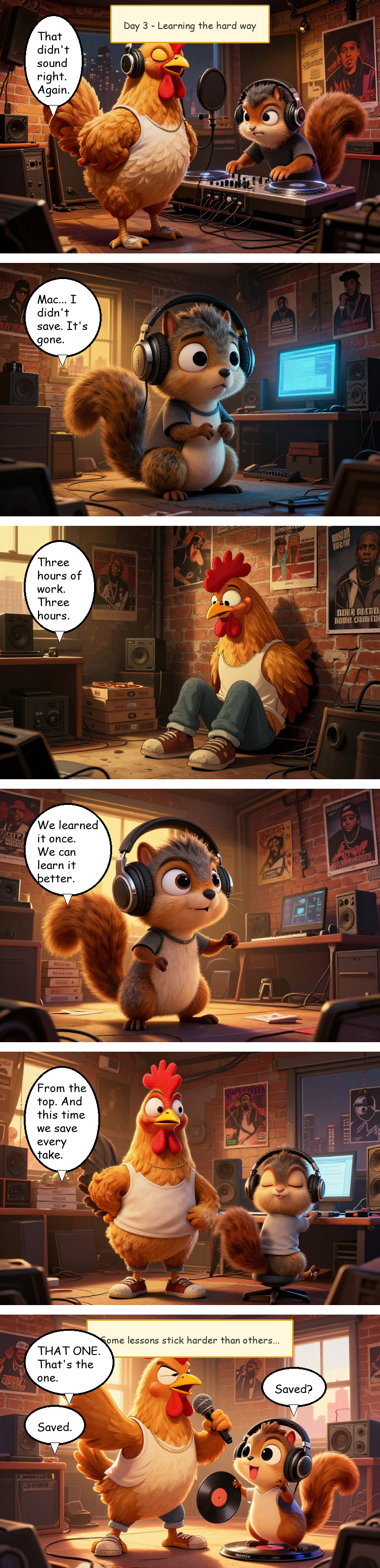 Mac Pollo Daily Comic - Day 3: Learning Curves