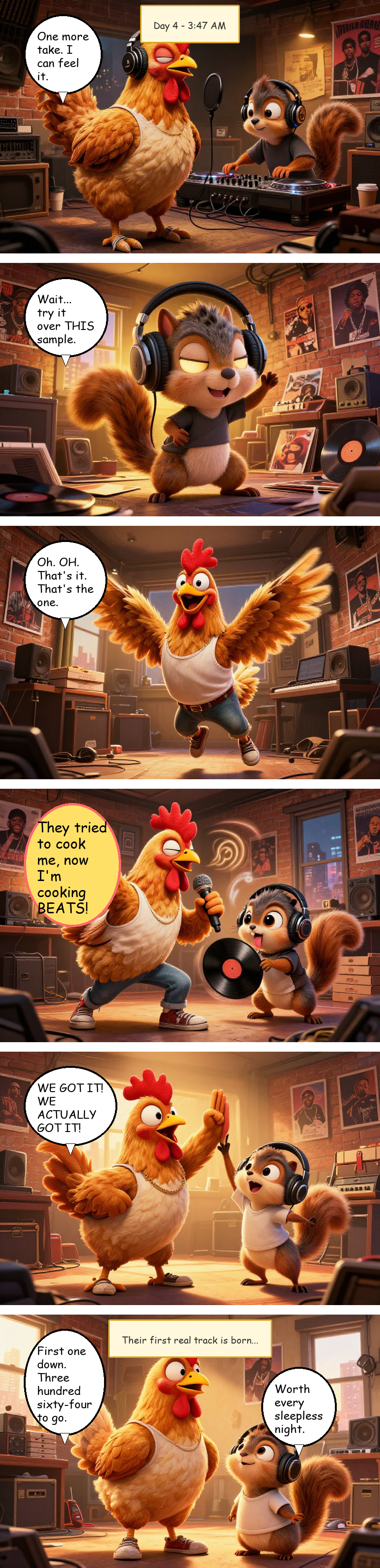 Mac Pollo Daily Comic - Day 4: Midnight Oil