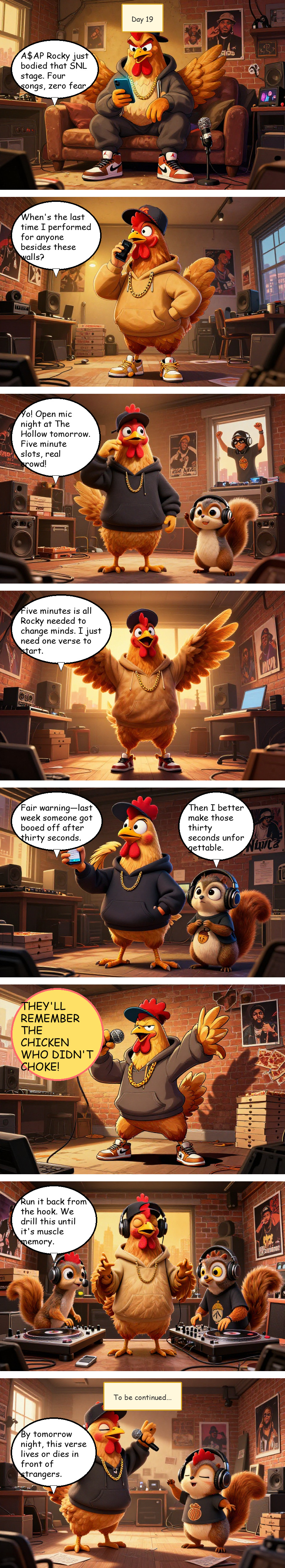 Mac Pollo's Rap Journey - Day 19: Day 19: The Rocky Road