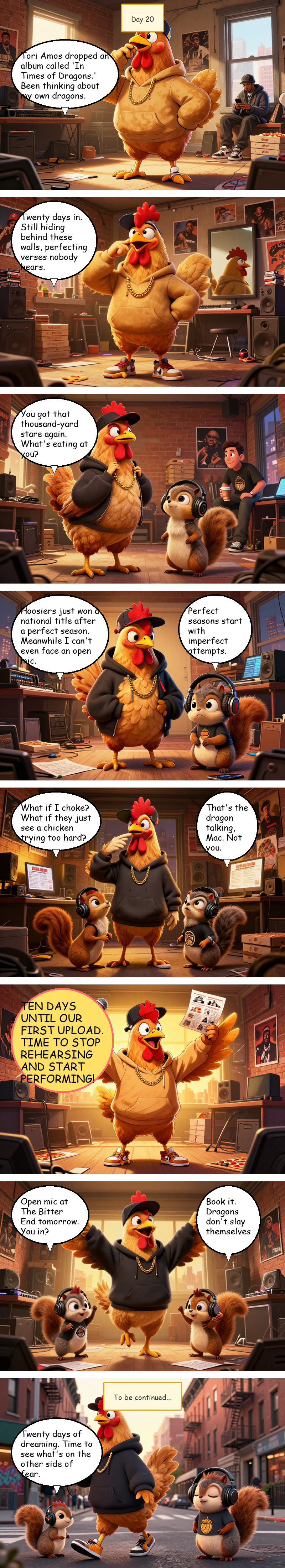 Mac Pollo's Rap Journey - Day 20: Day 20: The Dragons We Face