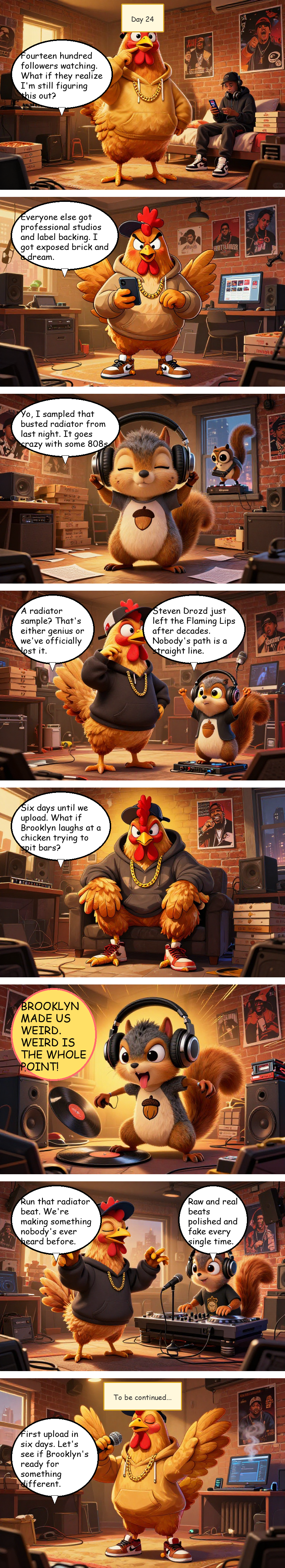 Mac Pollo's Rap Journey - Day 24: Day 24: The Sound of Doubt