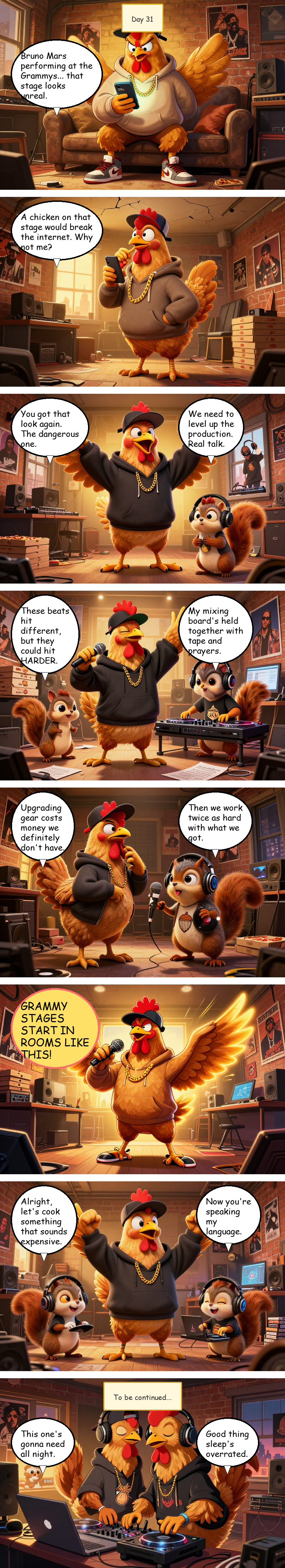 Mac Pollo's Rap Journey - Day 31: Day 31: The Grammy Spark