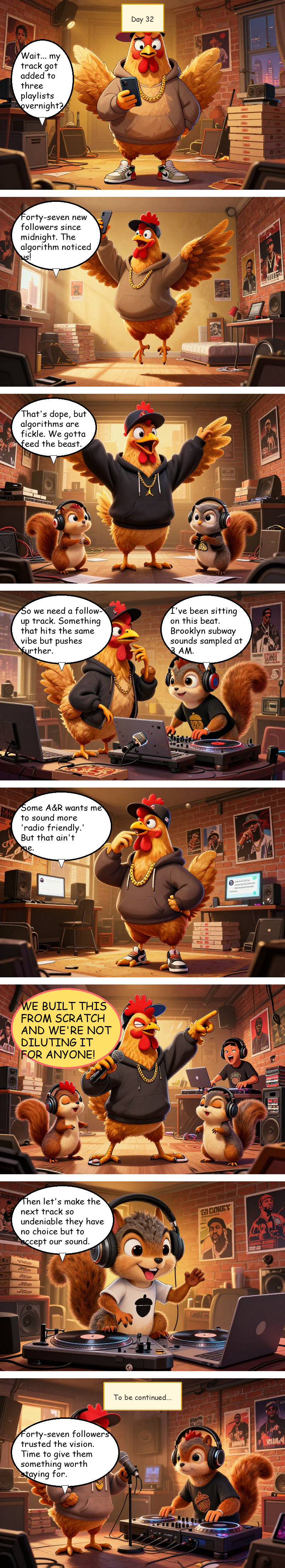 Mac Pollo's Rap Journey - Day 32: Day 32: The Algorithm's Favor