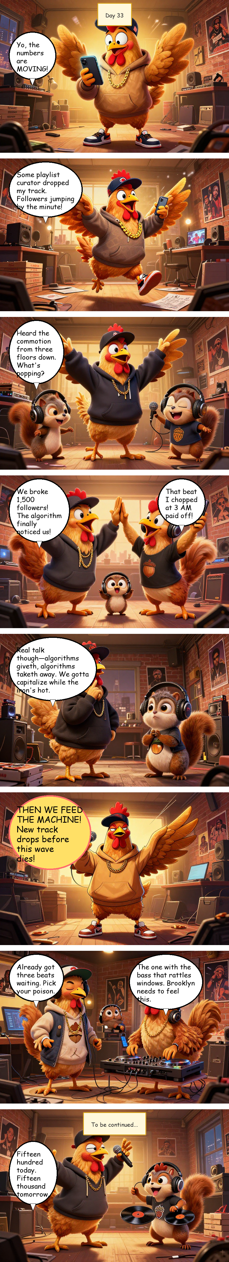 Mac Pollo's Rap Journey - Day 33: Day 33: The Algorithm's Favor