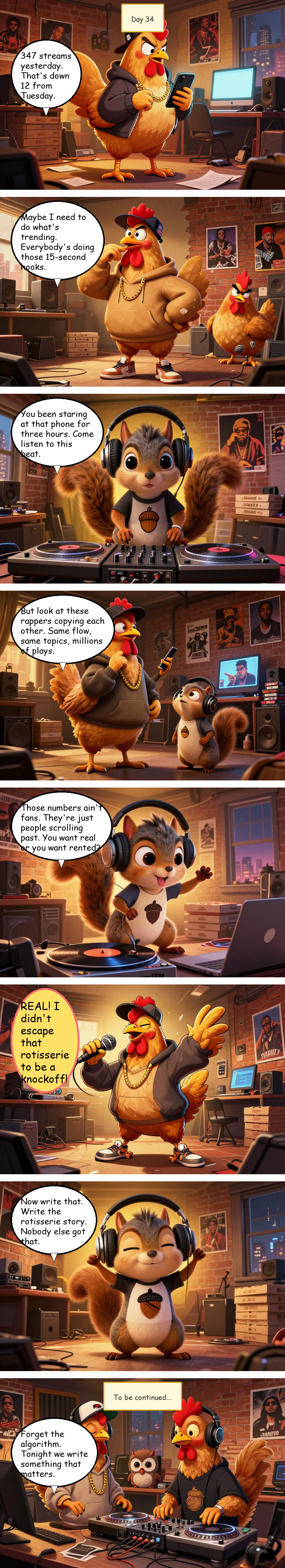 Mac Pollo's Rap Journey - Day 34: Day 34: The Algorithm Never Sleeps