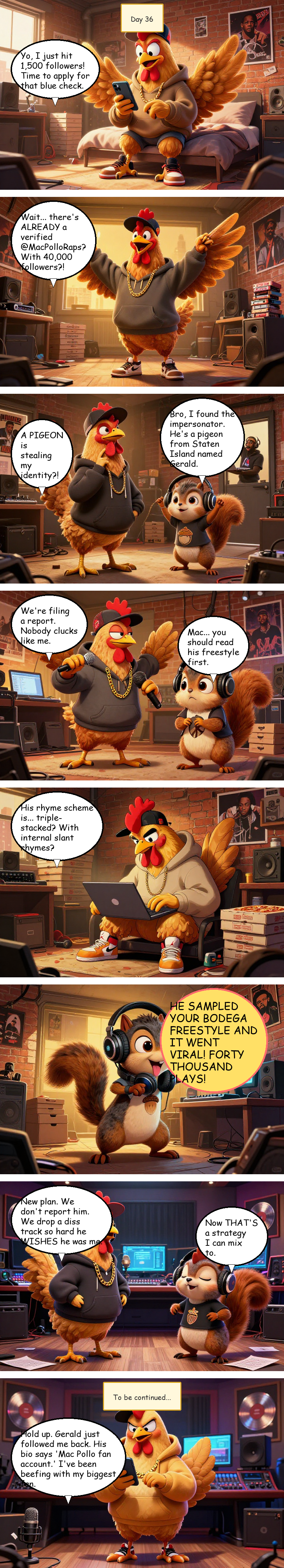 Mac Pollo's Rap Journey - Day 36: Day 36: The Verified Check