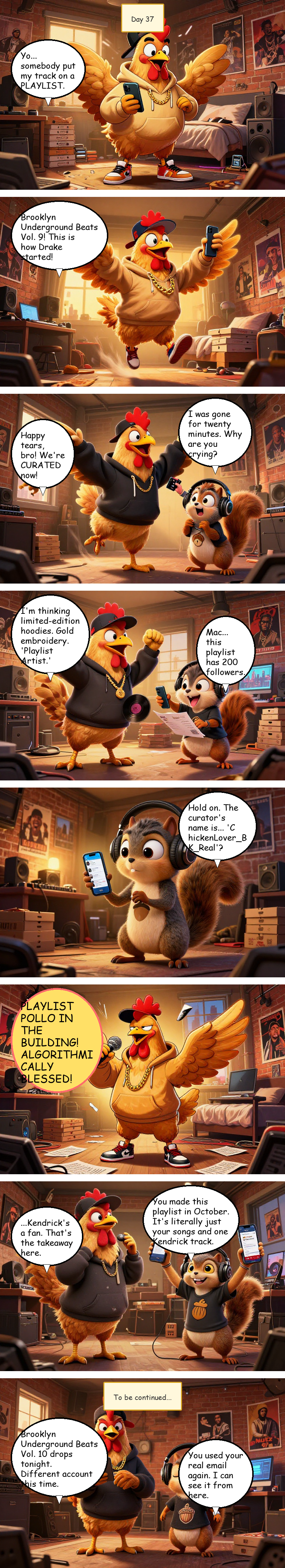 Mac Pollo's Rap Journey - Day 37: Day 37: The Playlist Plug