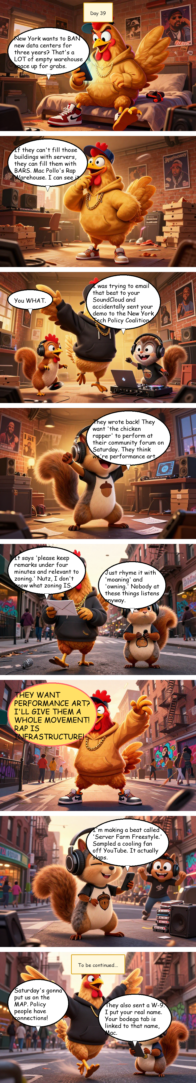 Mac Pollo's Rap Journey - Day 39: Day 39: The Data Center Hustle