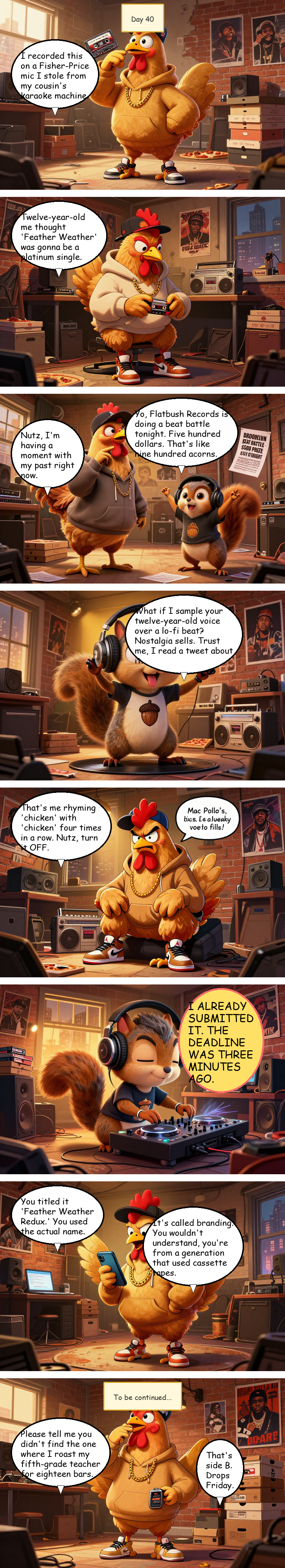 Mac Pollo's Rap Journey - Day 40: Day 40: The Analog Hours