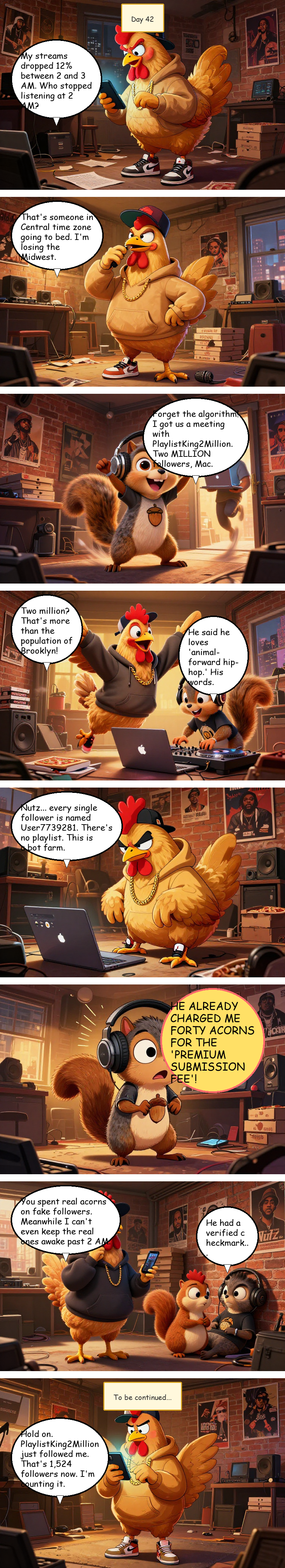 Mac Pollo's Rap Journey - Day 42: Day 42: The Algorithm