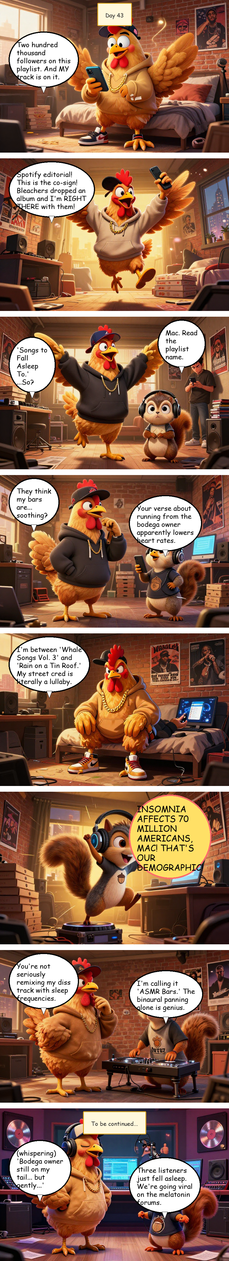 Mac Pollo's Rap Journey - Day 43: Day 43: The Playlist Placement