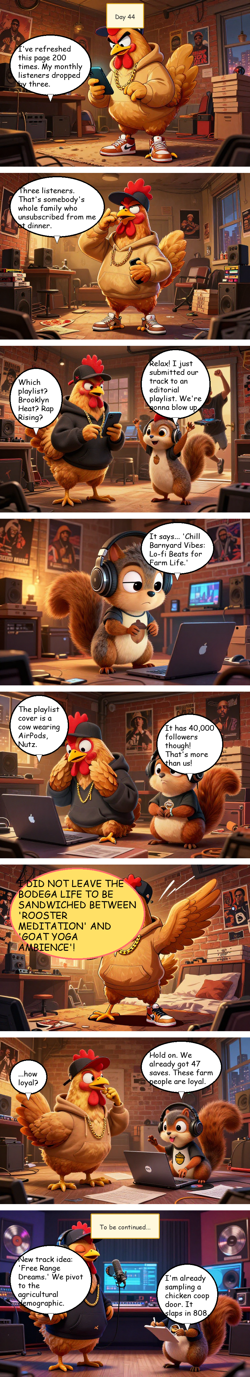 Mac Pollo's Rap Journey - Day 44: Day 44: The Playlist Pitch