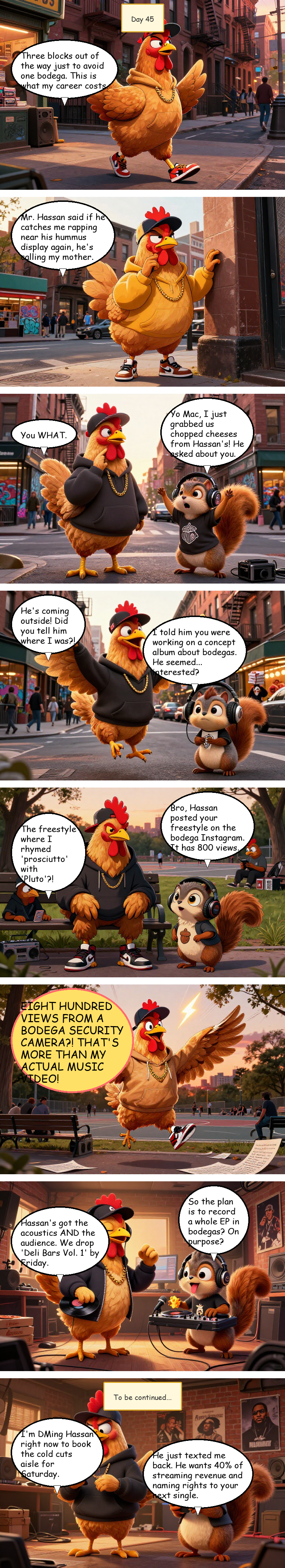 Mac Pollo's Rap Journey - Day 45: Day 45: The Bodega Stakeout