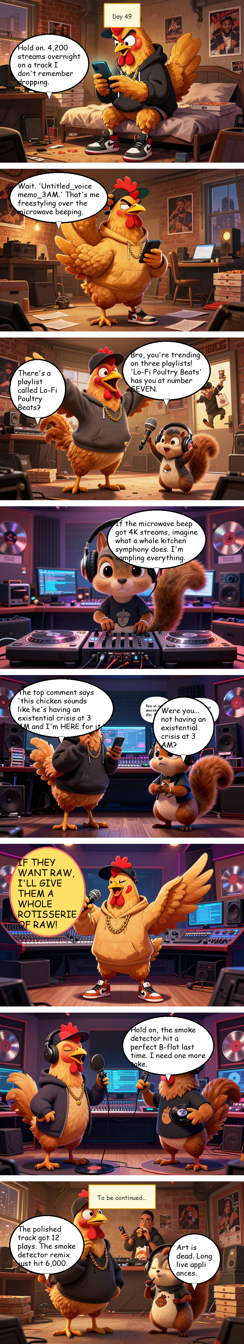 Mac Pollo's Rap Journey - Day 49: Day 49: The Algorithm Giveth