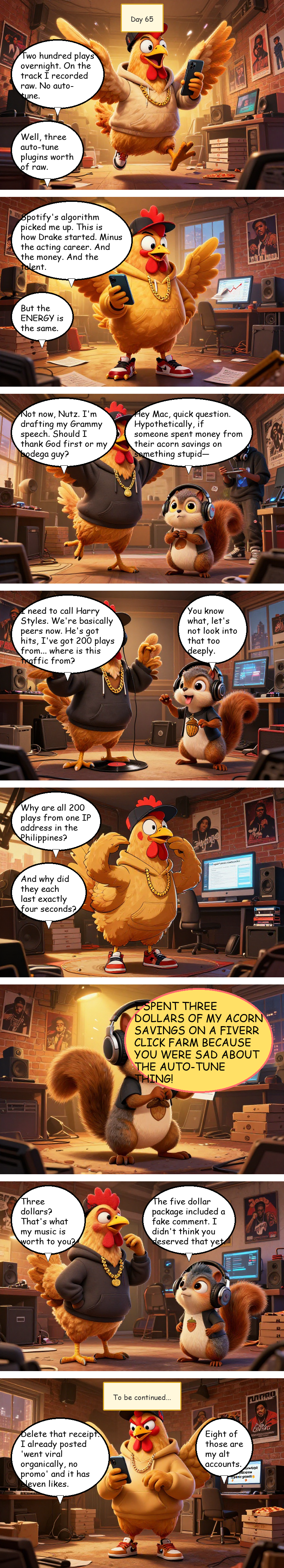 Mac Pollo's Rap Journey - Day 65: Day 65: The Algorithm Giveth