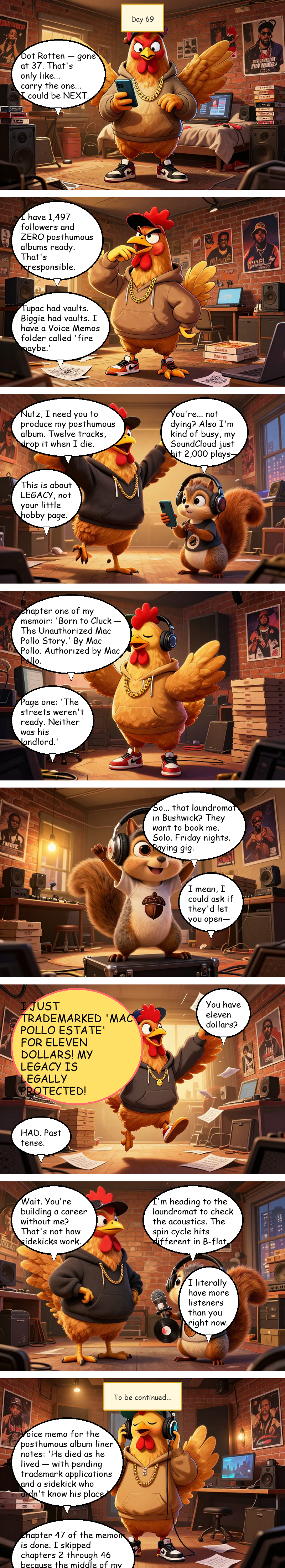 Mac Pollo's Rap Journey - Day 69: Day 69: Legacy Planning