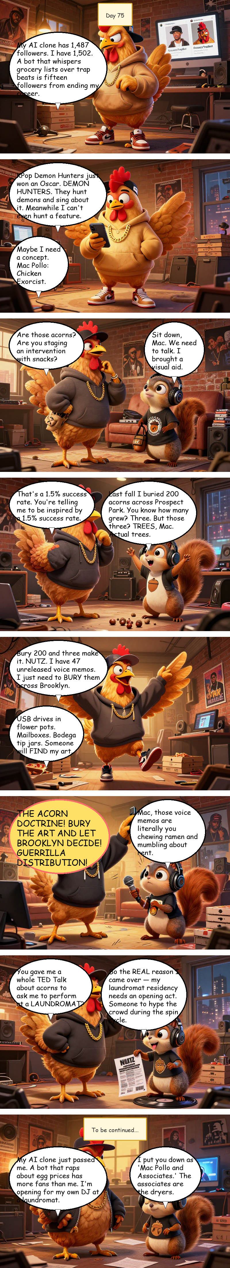 Mac Pollo's Rap Journey - Day 75: Day 75: The Acorn Doctrine