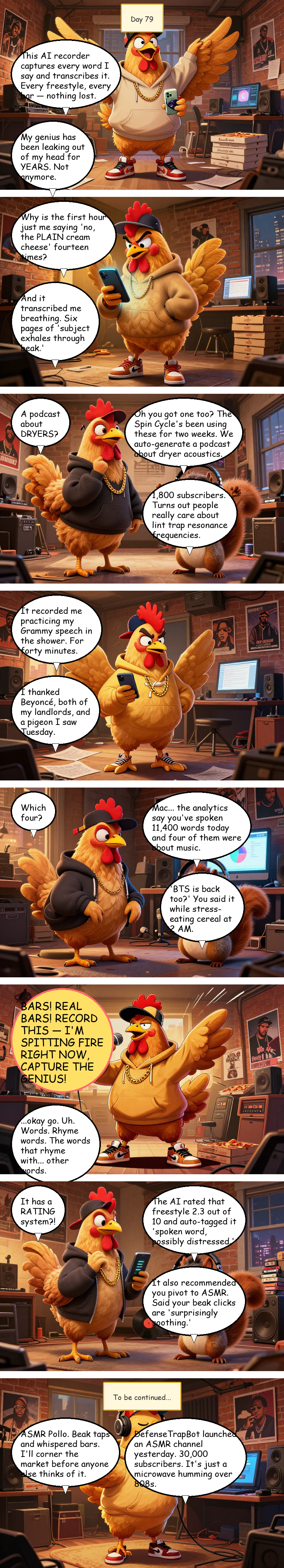 Mac Pollo's Rap Journey - Day 79: Day 79: The Transcription Trap