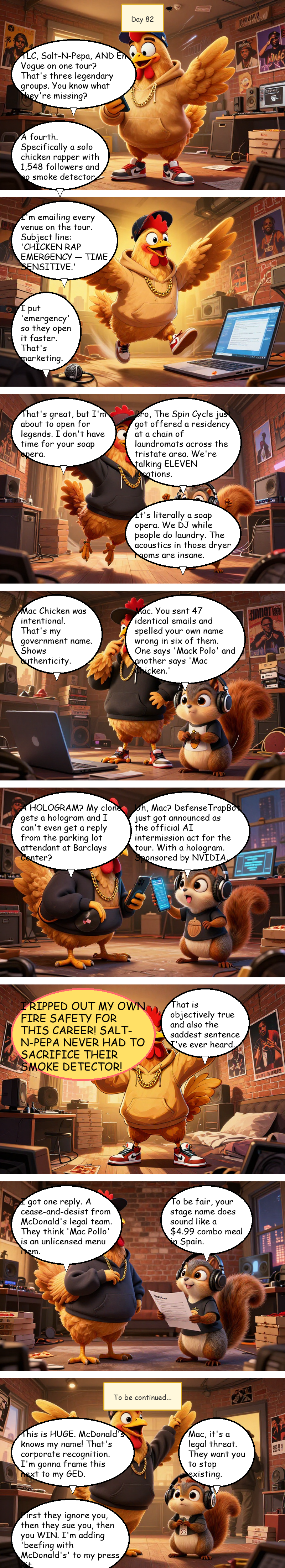 Mac Pollo's Rap Journey - Day 82: Day 82: The Opening Act