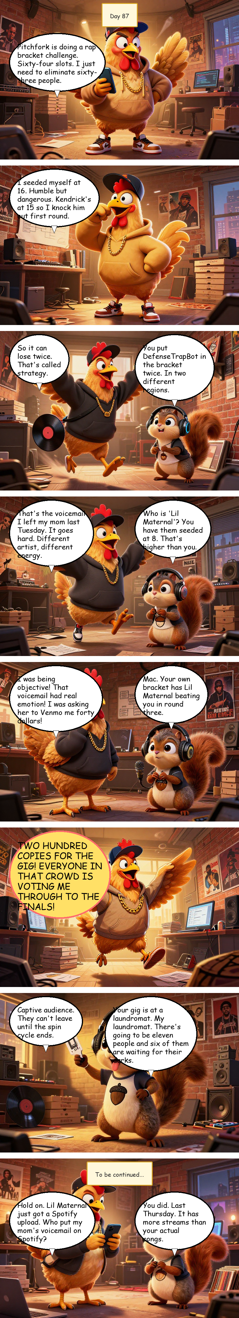 Mac Pollo's Rap Journey - Day 87: Day 87: Bracket Buster