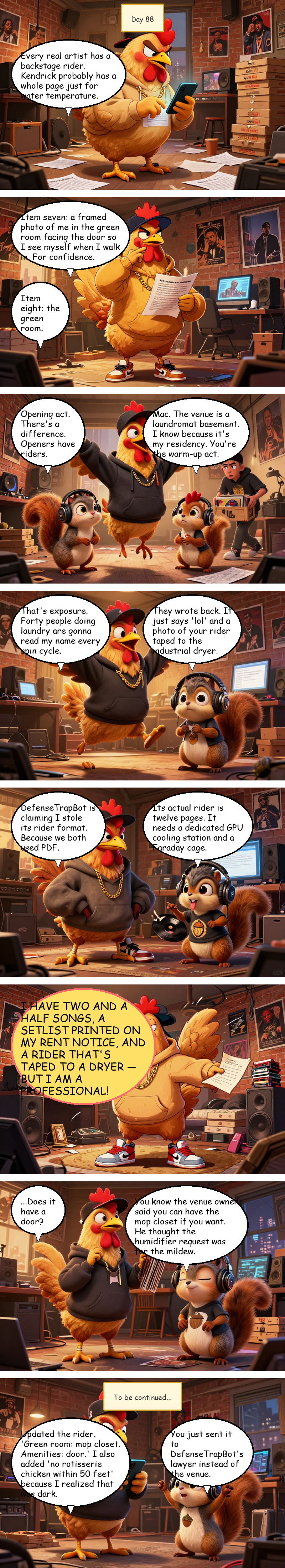 Mac Pollo's Rap Journey - Day 88: Day 88: The Rider