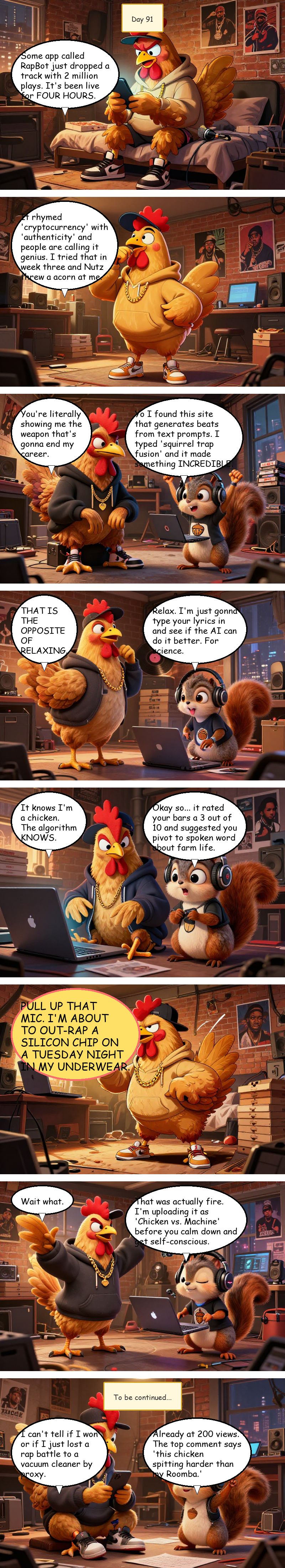 Mac Pollo's Rap Journey - Day 91: Day 91: Algorithm and Blues