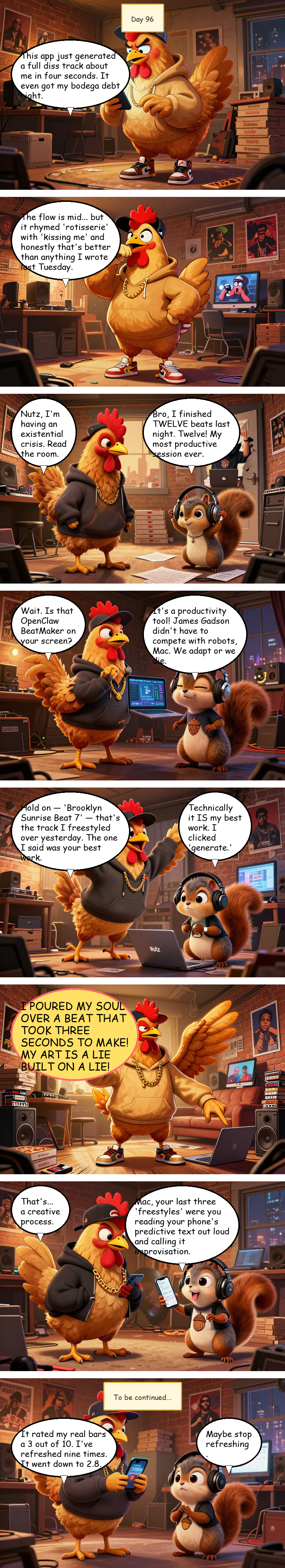 Mac Pollo's Rap Journey - Day 96: Day 96: Autocomplete Me