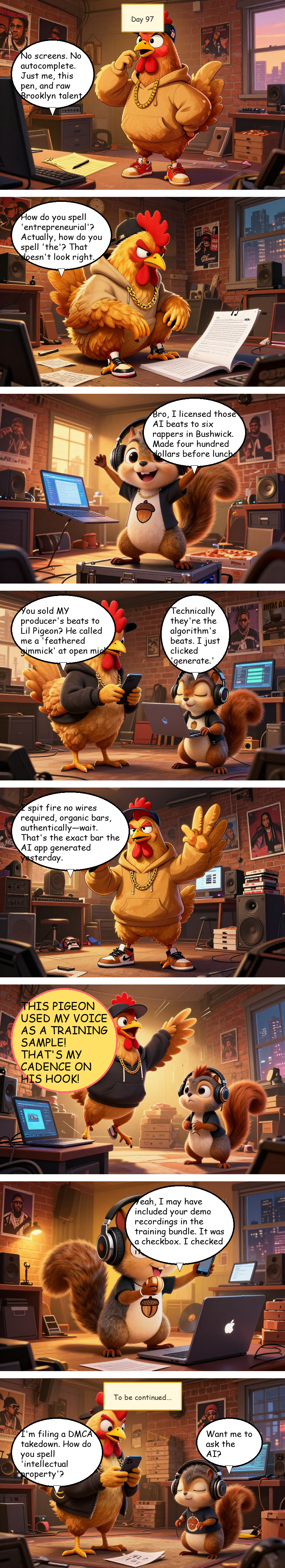 Mac Pollo's Rap Journey - Day 97: Day 97: Analog Panic