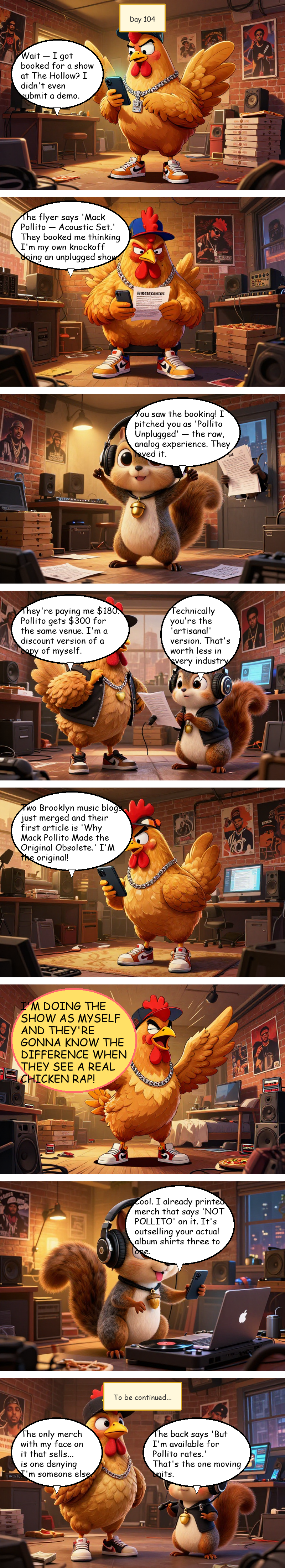 Mac Pollo's Rap Journey - Day 104: Day 104: Identity Theft Is Not a Compliment