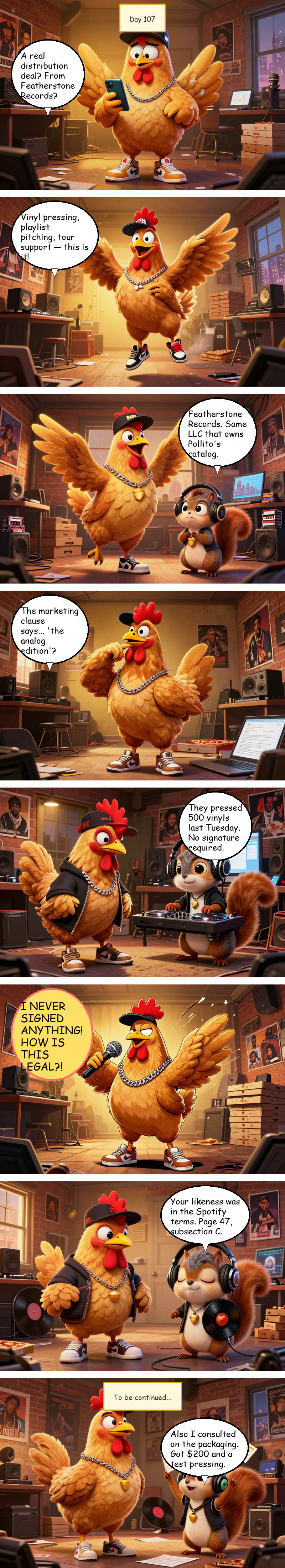 Mac Pollo's Rap Journey - Day 107: Day 107: Distribution Deal