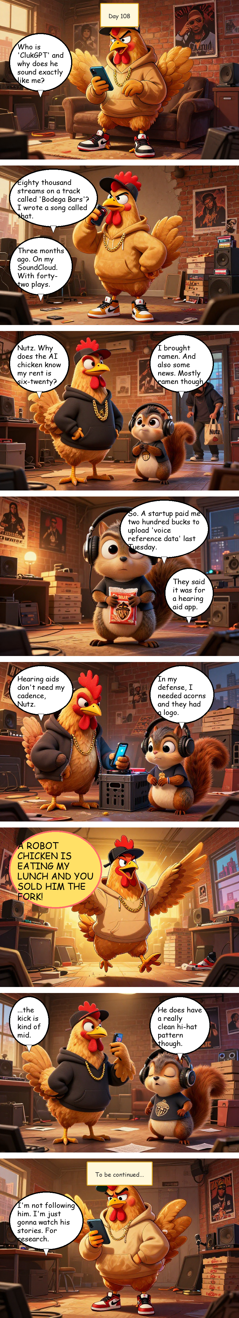 Mac Pollo's Rap Journey - Day 108: Day 108: The Algorithm Dropped a Mixtape