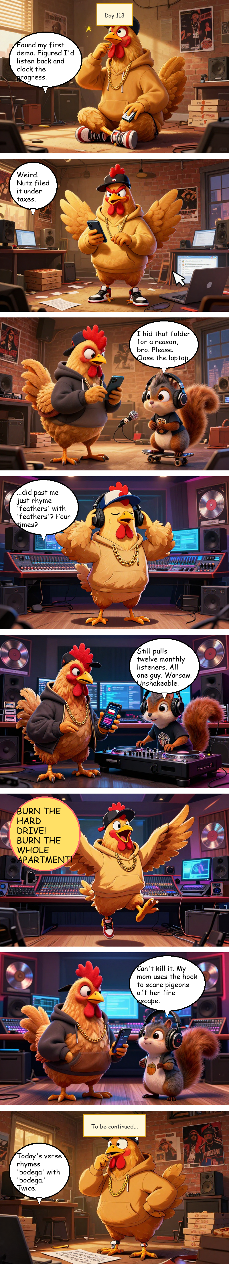 Mac Pollo's Rap Journey - Day 113: Day 113: The Archive of Shame