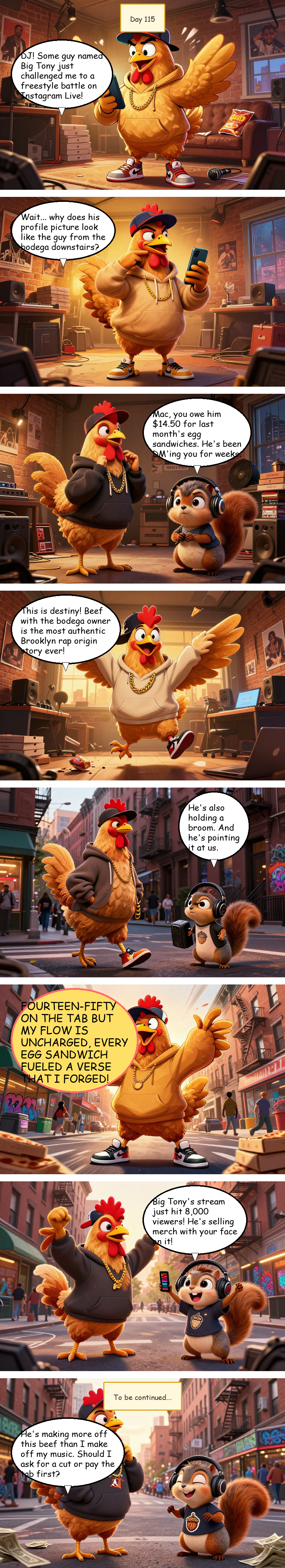 Mac Pollo's Rap Journey - Day 115: Day 115: The Bodega Stakeout